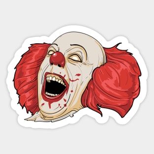 Insane Clown Laughing Sticker